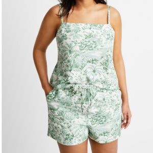 State of Day Women S 2-Pc. Sleeveless Linen Pajamas Set Size S NWT